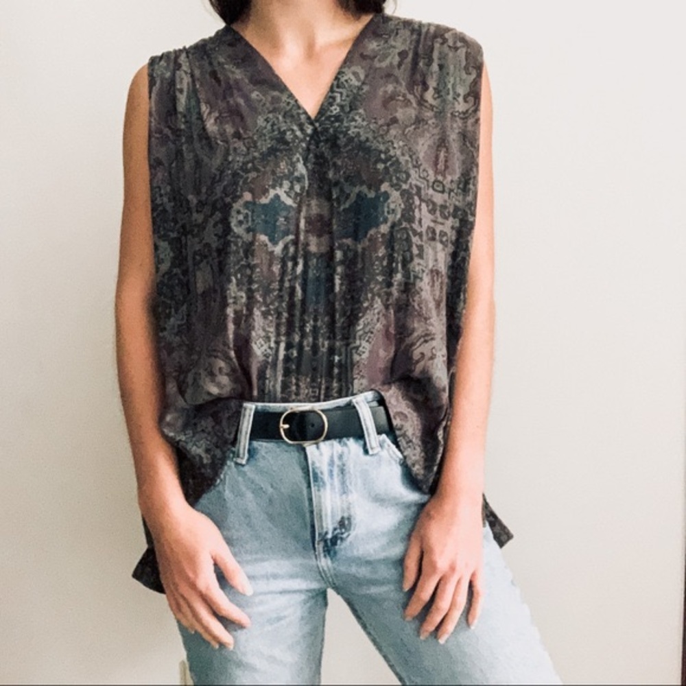 Free people silk tank